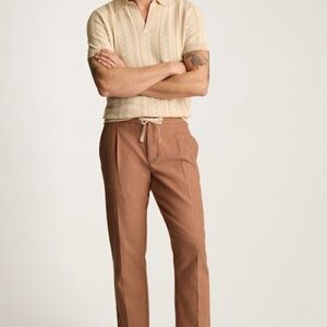 LINEN BLEND BOARDWALK PANT